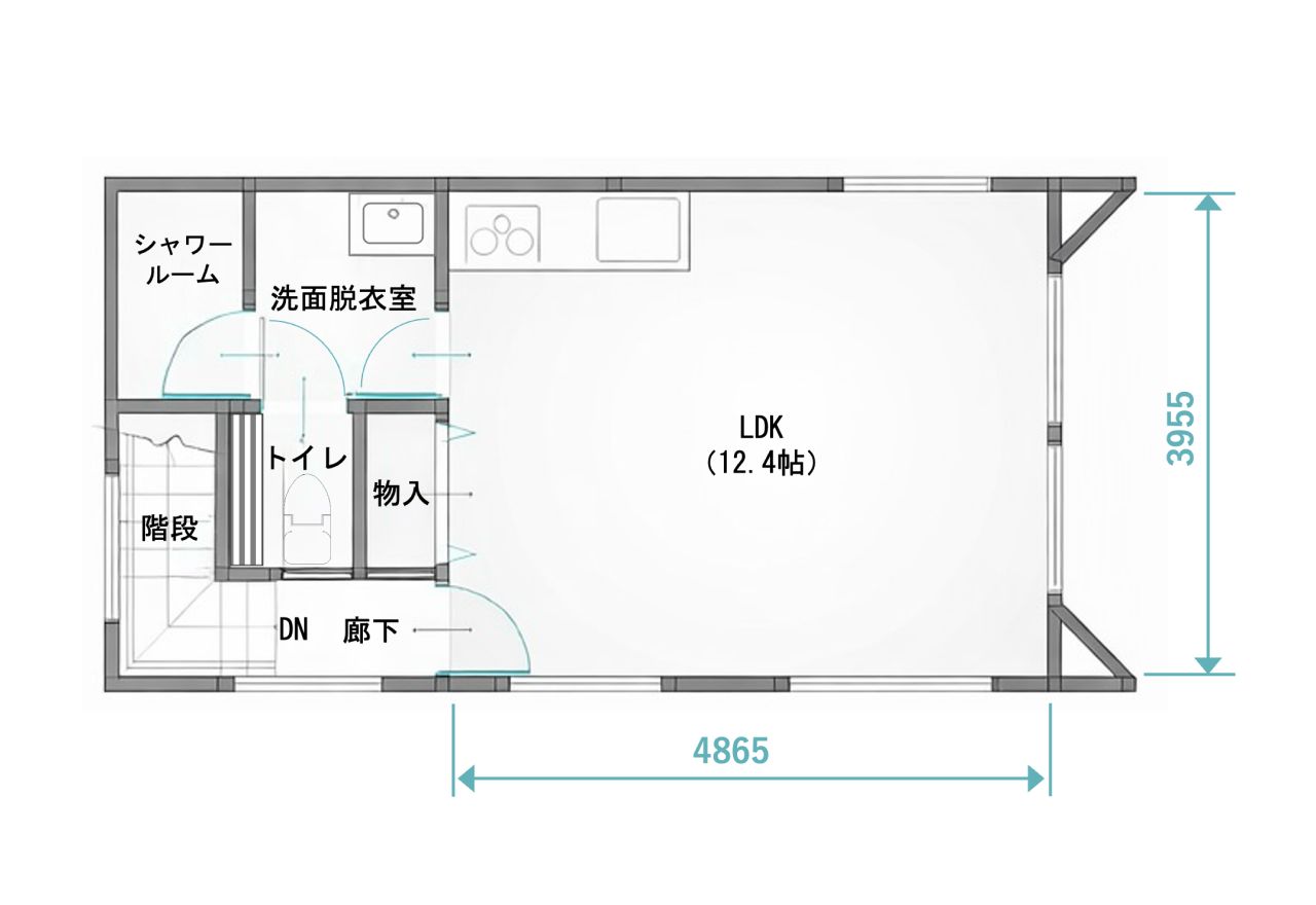 Monoposto 2F 平面図