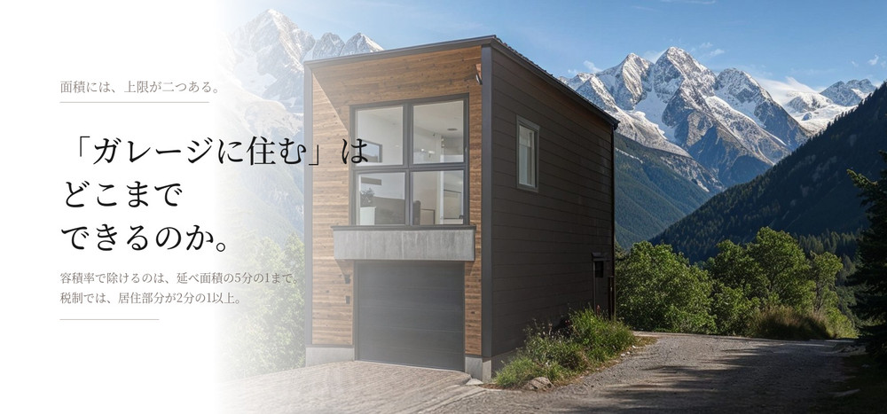 「ガレージに住む」は、どこまでできるのか